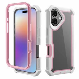 SKALO iPhone 17 Robust Hörnskydd Skal - Rosa