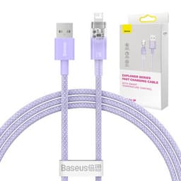 Snabbladdningskabel Baseus USB-A till Lightning Explorer Series 1m 2.4