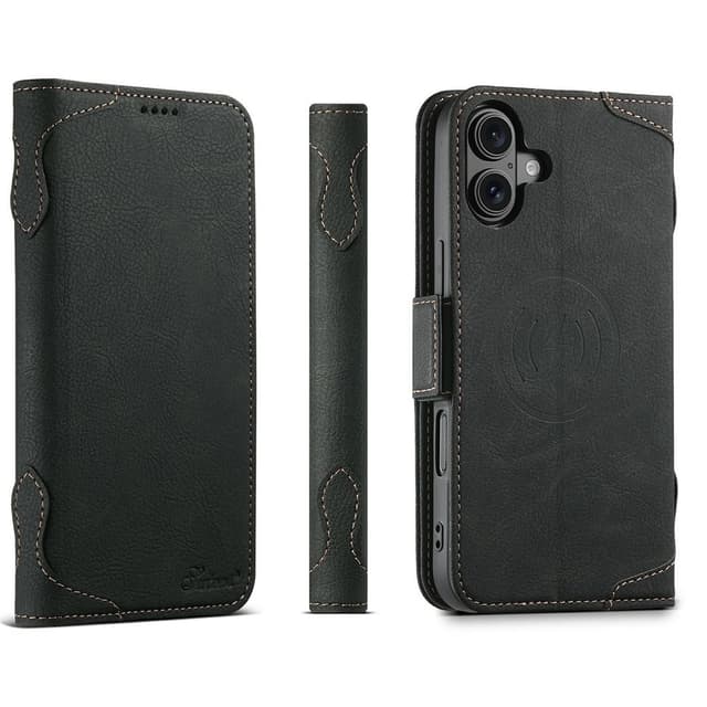 SKALO iPhone 17 SUTENI J07 PU-Läder Plånboksfodral