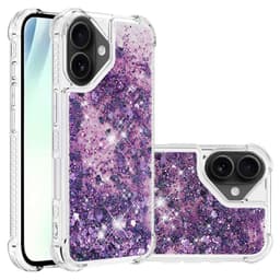 SKALO iPhone 17 Kvicksand Glitter Skal - Lila