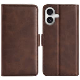 SKALO iPhone 17 Premium ID Plånboksfodral - Brun