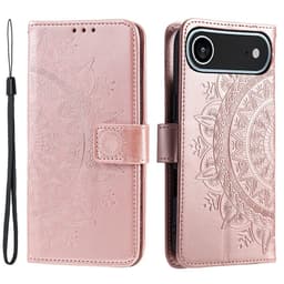 SKALO iPhone Air Mandala Plånboksfodral - Roséguld