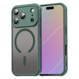 SKALO iPhone 17 Pro Mat Hybrid Cover - Grøn
