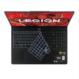 Silikon Tastaturbeskytter kompatibel med 2025 Lenovo Legion R9000P, R7000, Y7000P - Støvtett & Vanntett Sort