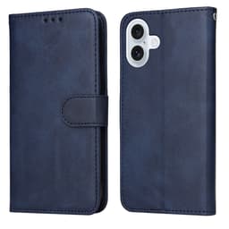 SKALO iPhone 17 PU-nahka Lompakkokotelo - Sininen
