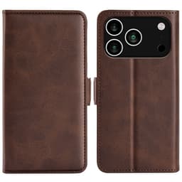 SKALO iPhone 17 Pro Max Premium ID Plånboksfodral - Brun