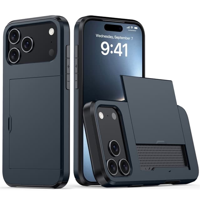 SKALO iPhone 17 Pro Armor Korthållare Skal