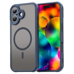 SKALO iPhone 17 Matt Hybrid Skal - Blå