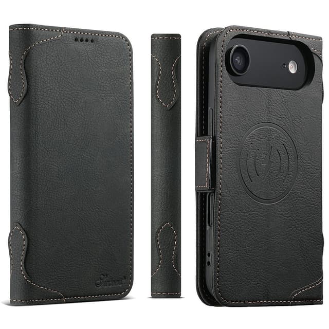 SKALO iPhone Air SUTENI J07 PU-Läder Plånboksfodral