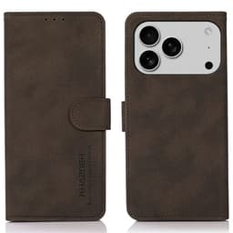SKALO iPhone 17 Pro Max KHAZNEH Plånboksfodral - Brun
