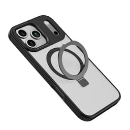 Svart Magnetisk Støtte Case Kompatibel med iPhone 13 Pro - Støtsikker og Anti-Fingeravtrykk