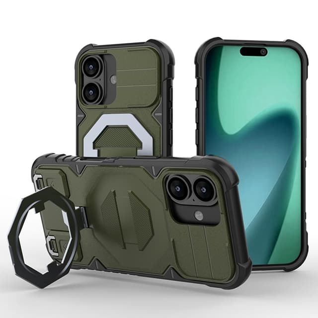 SKALO iPhone 17 Armor Matrix Cover - Grøn