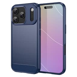 SKALO iPhone 17 Pro Armor Carbon Suojakuori - Sininen