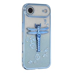 SKALO iPhone Air KADEM Dragonfly Glitter Skal - Blå