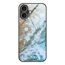 SKALO iPhone 17 Marmor Härdat Glas TPU Skal - Motiv 1