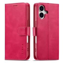 SKALO iPhone 17 LC.IMEEKE Premium PU-läder Plånboksfodral - Rosa