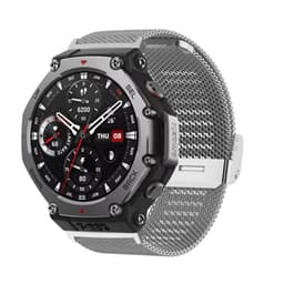 Sølv klokkerem i rustfritt stål for Amazfit T-Rex 3 Sølv