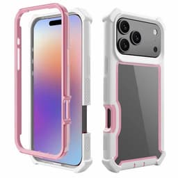 SKALO iPhone 17 Pro Robust Hörnskydd Skal - Rosa