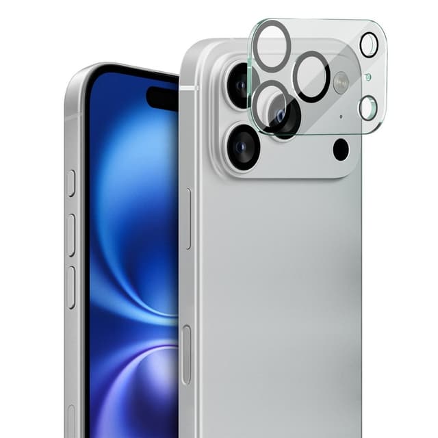 IMAK iPhone 17 Pro Kamerabeskyttelse Hærdet Glas - Gennemsigtig