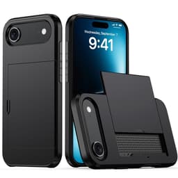 SKALO iPhone Air Armor Korthållare Skal - Svart