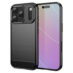 SKALO iPhone 17 Pro Armor Carbon Suojakuori - Musta