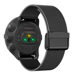 Klokkereim i rustfritt stål for Suunto 9 Baro/7/d5/Spartan Sort 24 mm