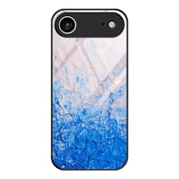 SKALO iPhone Air Marmor Härdat Glas TPU Skal - Motiv 4