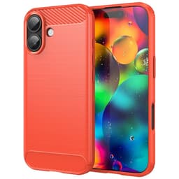 SKALO iPhone 17 Armor Carbon Cover - Rød
