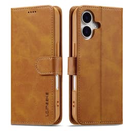SKALO iPhone 17 LC.IMEEKE Premium PU-läder Plånboksfodral - Ljusbrun