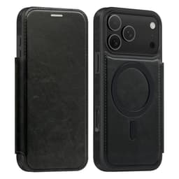 SKALO iPhone 17 Pro Max Slim Flip Cover - Sort