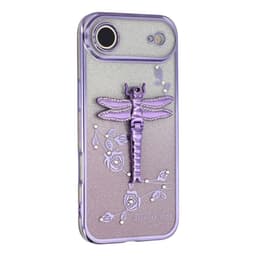 SKALO iPhone Air KADEM Dragonfly Glitter Skal - Lila