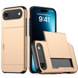 SKALO iPhone Air Armor Korthållare Skal - Guld