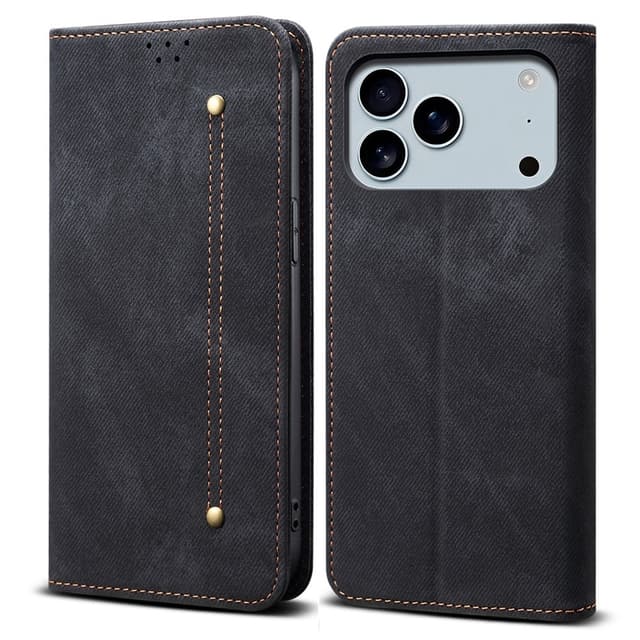 SKALO iPhone 17 Pro Max Jeans Plånboksfodral