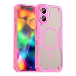 SKALO iPhone 17 Armor Hybrid Frosted Suojakuori - Pinkki