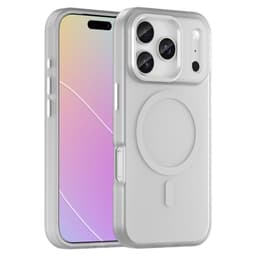 SKALO iPhone 17 Pro Matt Translucent Hybrid Skal - Vit