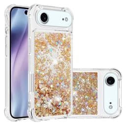 SKALO iPhone Air Kvicksand Glitter Skal - Guld