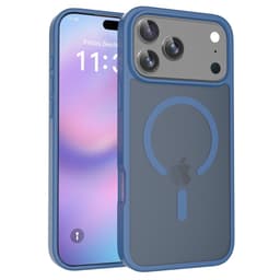 SKALO iPhone 17 Pro Max Skin-touch Hybrid Skal - Blå