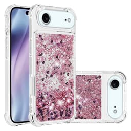 SKALO iPhone Air Kvicksand Glitter Skal - Rosa
