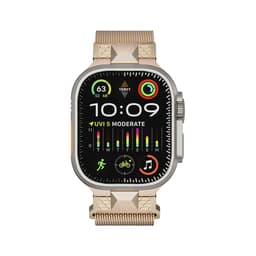 Klokkerem i rustfritt stål for Apple Watch 42/44/45/49 mm Rose gull