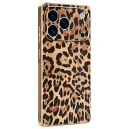 SKALO iPhone 17 Pro Leopard Skal - Brun