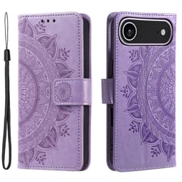 SKALO iPhone Air Mandala Plånboksfodral - Lila