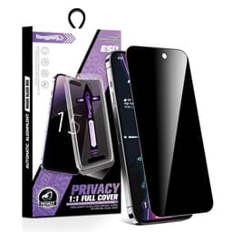 For iPhone 17 Pro Max Anti-Spy Privacy Skjermbeskytter i Herdet Glass