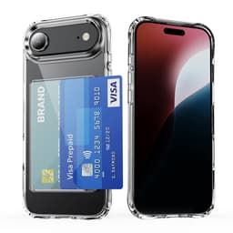 SKALO iPhone Air Transparent Kortfack Skal - Transparent