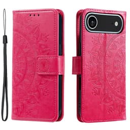 SKALO iPhone Air Mandala Plånboksfodral - Cerise