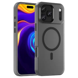 SKALO iPhone 17 Pro Max Matt Translucent Hybrid Skal - Svart