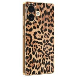 SKALO iPhone 17 Leopard Skal - Brun