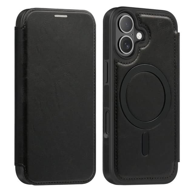 SKALO iPhone 17 Slim Flip Cover - Sort