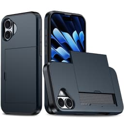 SKALO iPhone 17 Armor Korthållare Skal - Blå