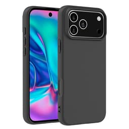 SKALO iPhone 17 Pro Max Mattsvart Ultratunn TPU Skal - Svart