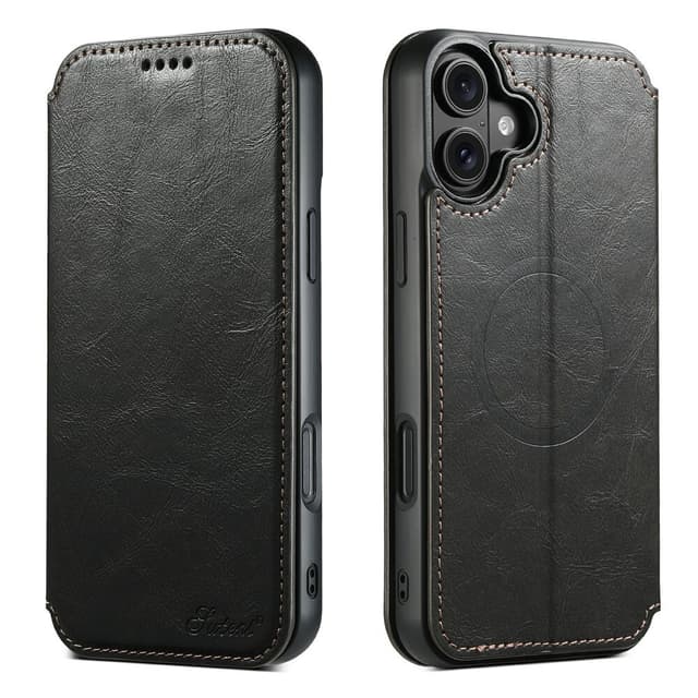 SKALO iPhone 17 SUTENI J05 PU-Läder Plånboksfodral